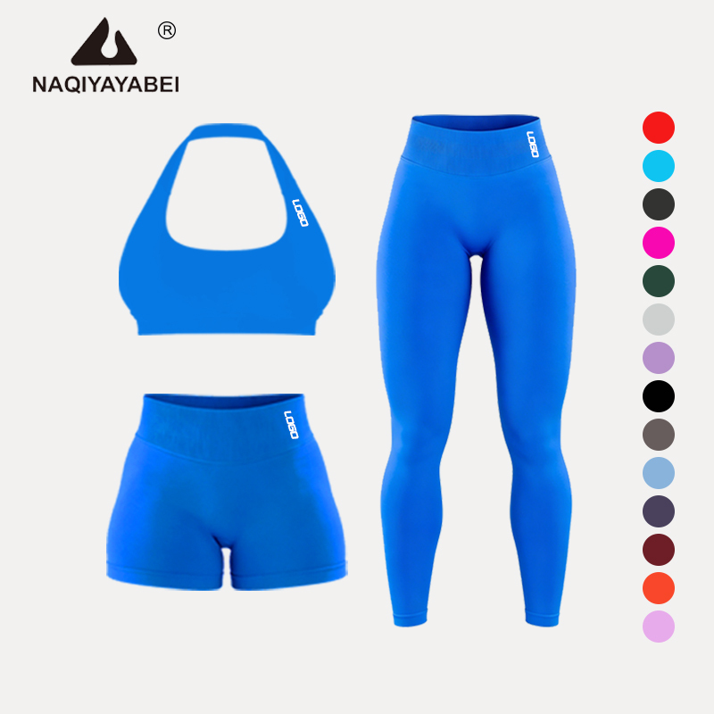 Nahtlose Damen-Sportshorts mit Scrunch-Po