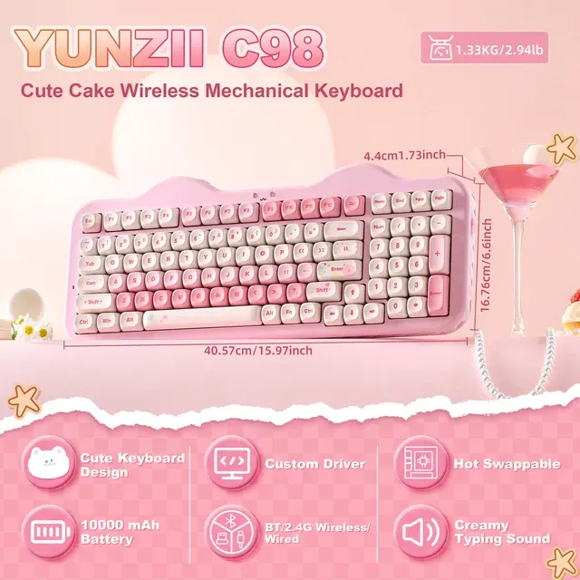 Kabellose mechanische Tastatur 2