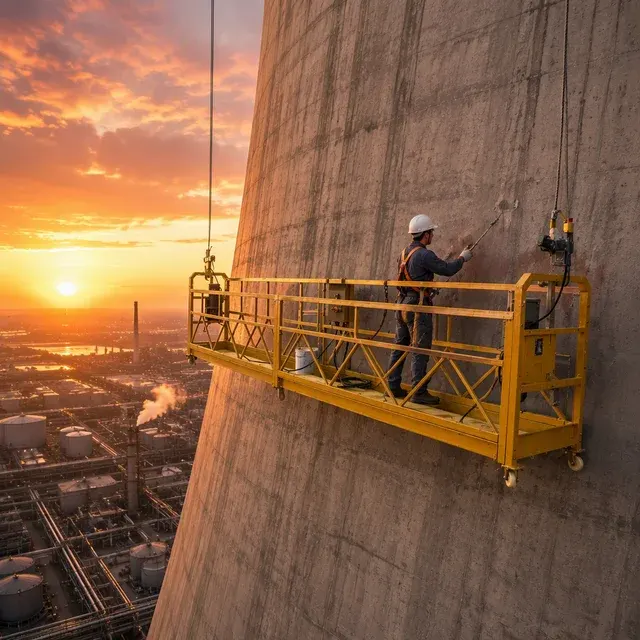 Elektrische Seil-Hängebühne für Fassaden 4
