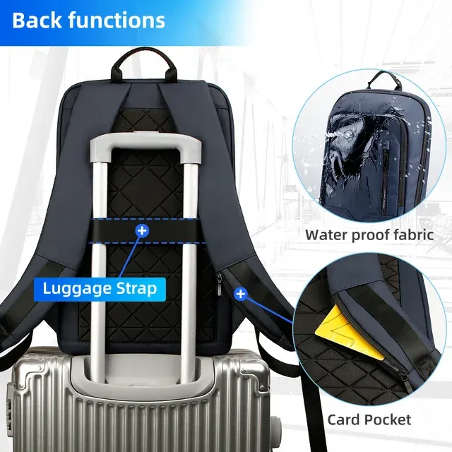 Schlanker Business-Rucksack für 15,6-Zoll-Laptops 2