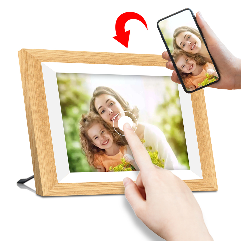 10,1 Zoll Digitaler Touchscreen-Bilderrahmen