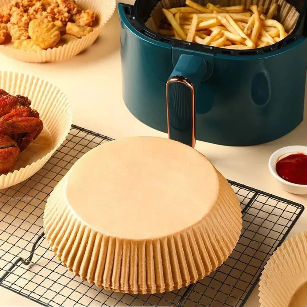 Runde Airfryer-Backpapiere 3