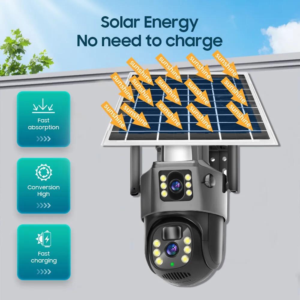 Outdoor PTZ Überwachungskamera 4MP mit Solar 3