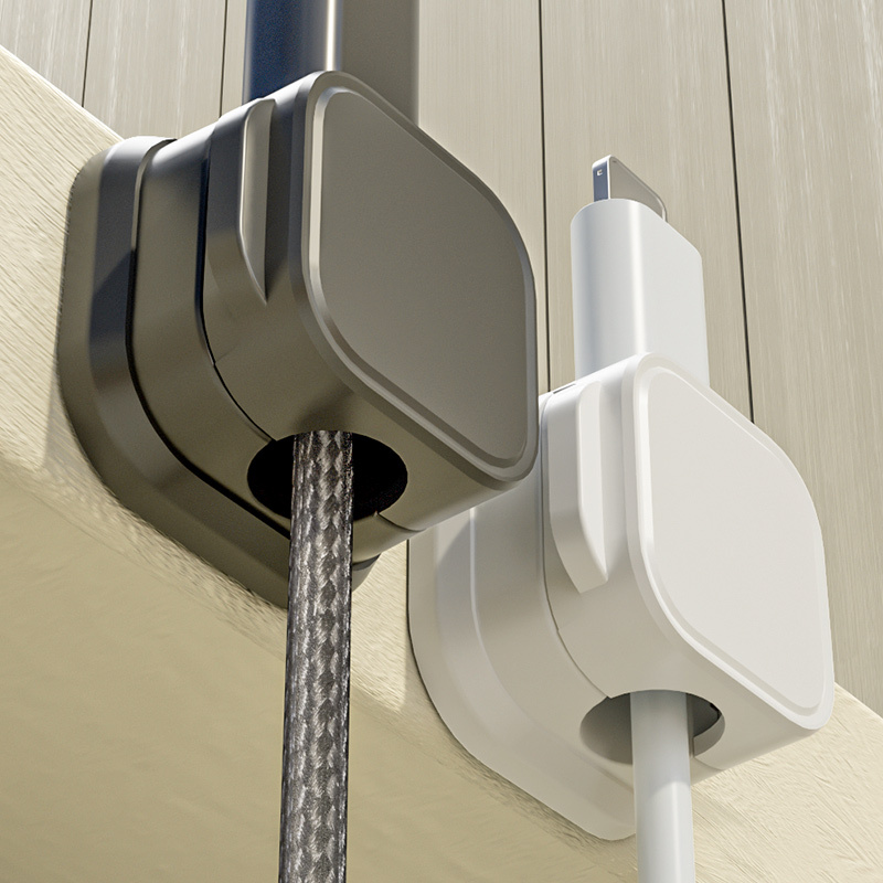 Magnetischer Kabelclip Unter Schreibtisch Kabelhalter 2
