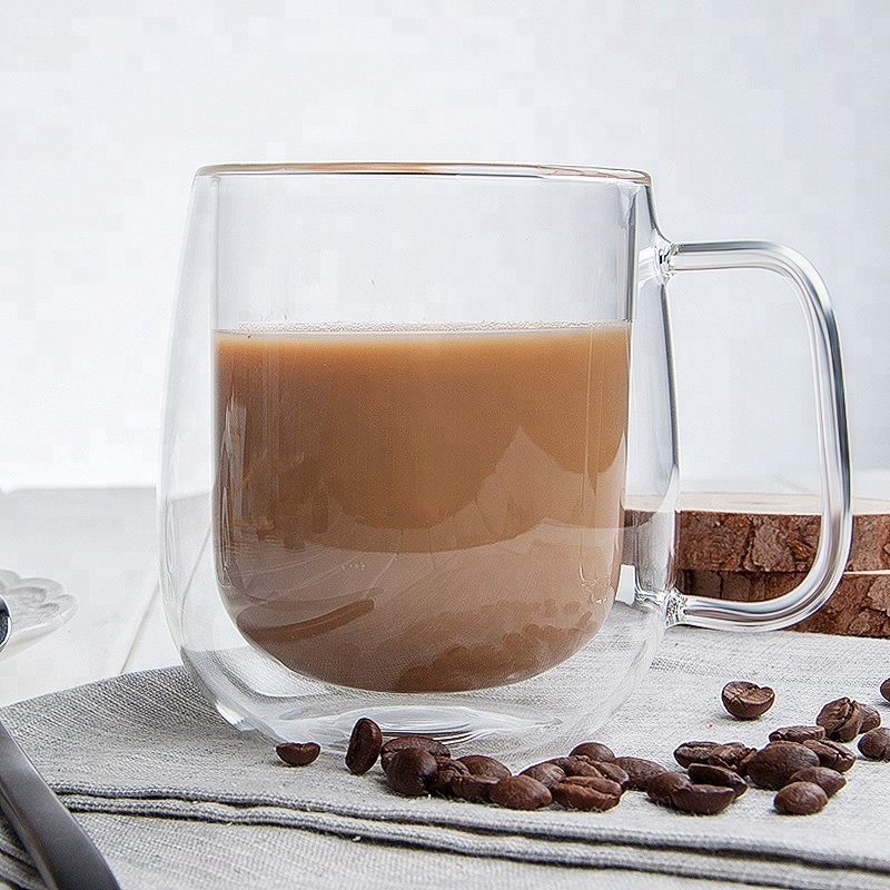 Doppelwandige Glastasse für Tee und Kaffee 3