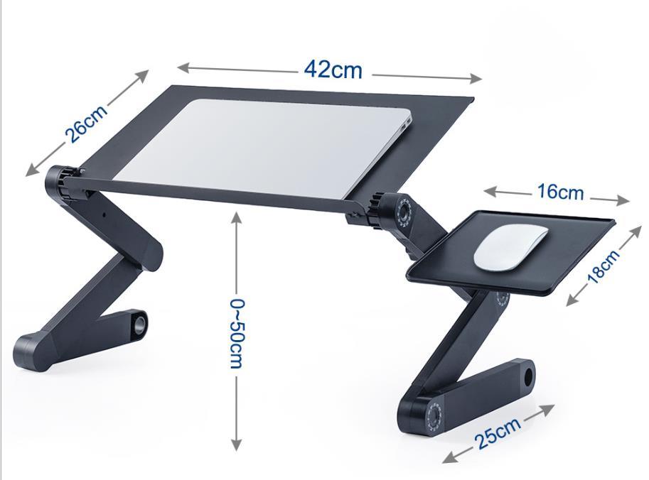 Ergonomischer Laptopständer aus Aluminium mit Lüfter 3