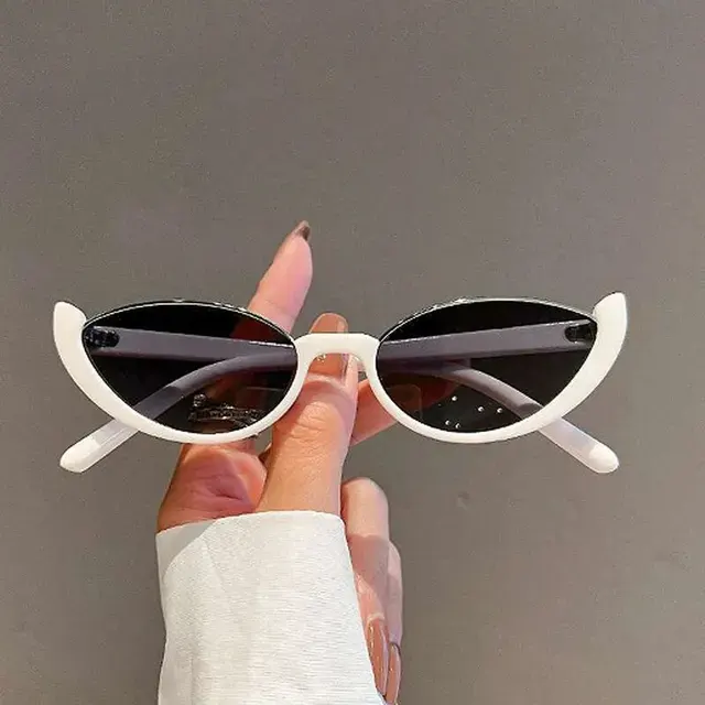 Halbrahmen-Katzenaugen-Sonnenbrille 3