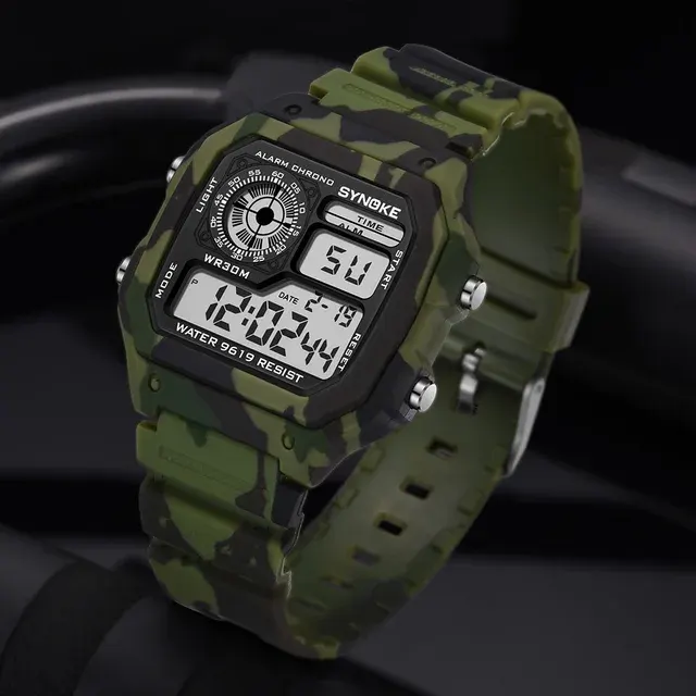 Wasserdichte Digitaluhr im Militär-Retro-Stil 4