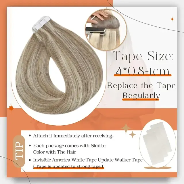 Tape-in Haarverlängerungen 4