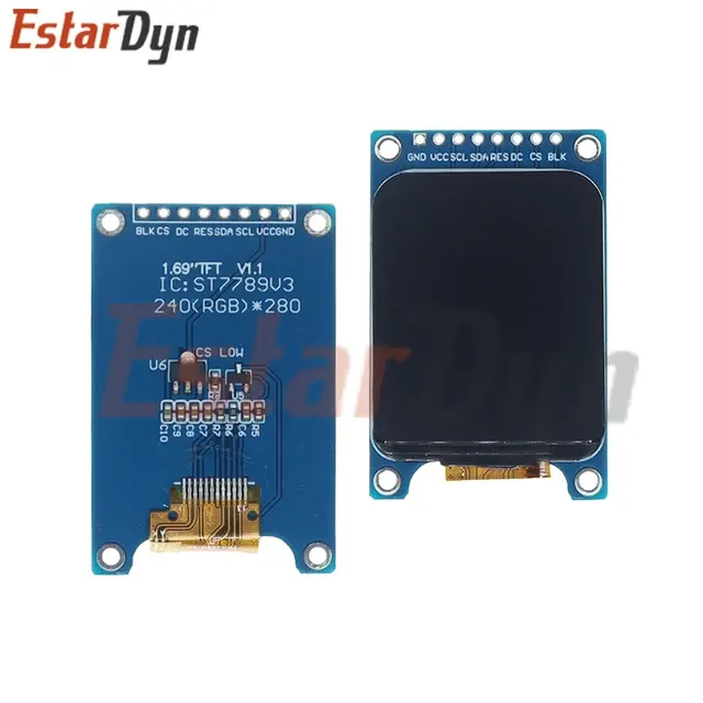1,69-Zoll-TFT-LCD-Farbdisplay 240x280 4