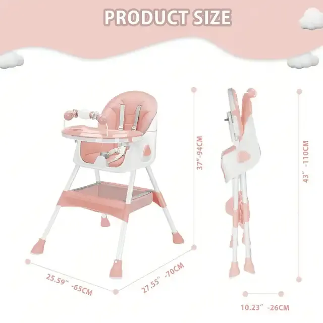3-in-1 Baby-Hochstuhl 2