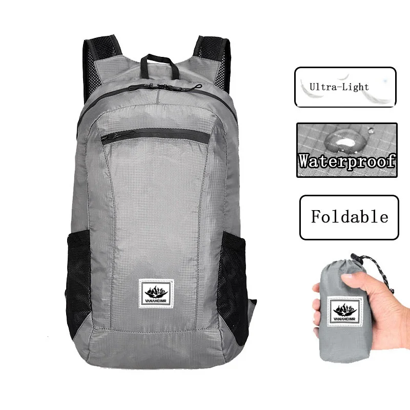 Faltbarer Wasserdichter Reiserucksack 20 Liter 3