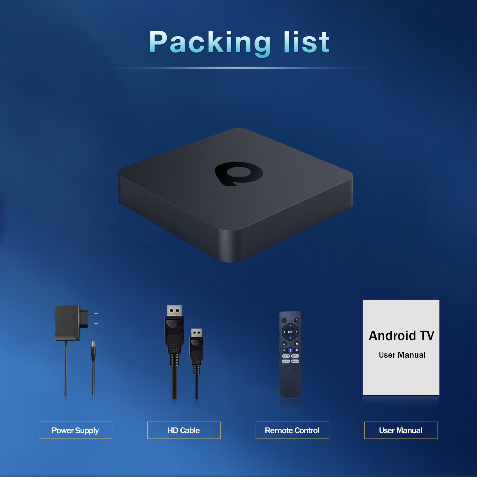 Quad-Core Android 10 TV Box 4K 4