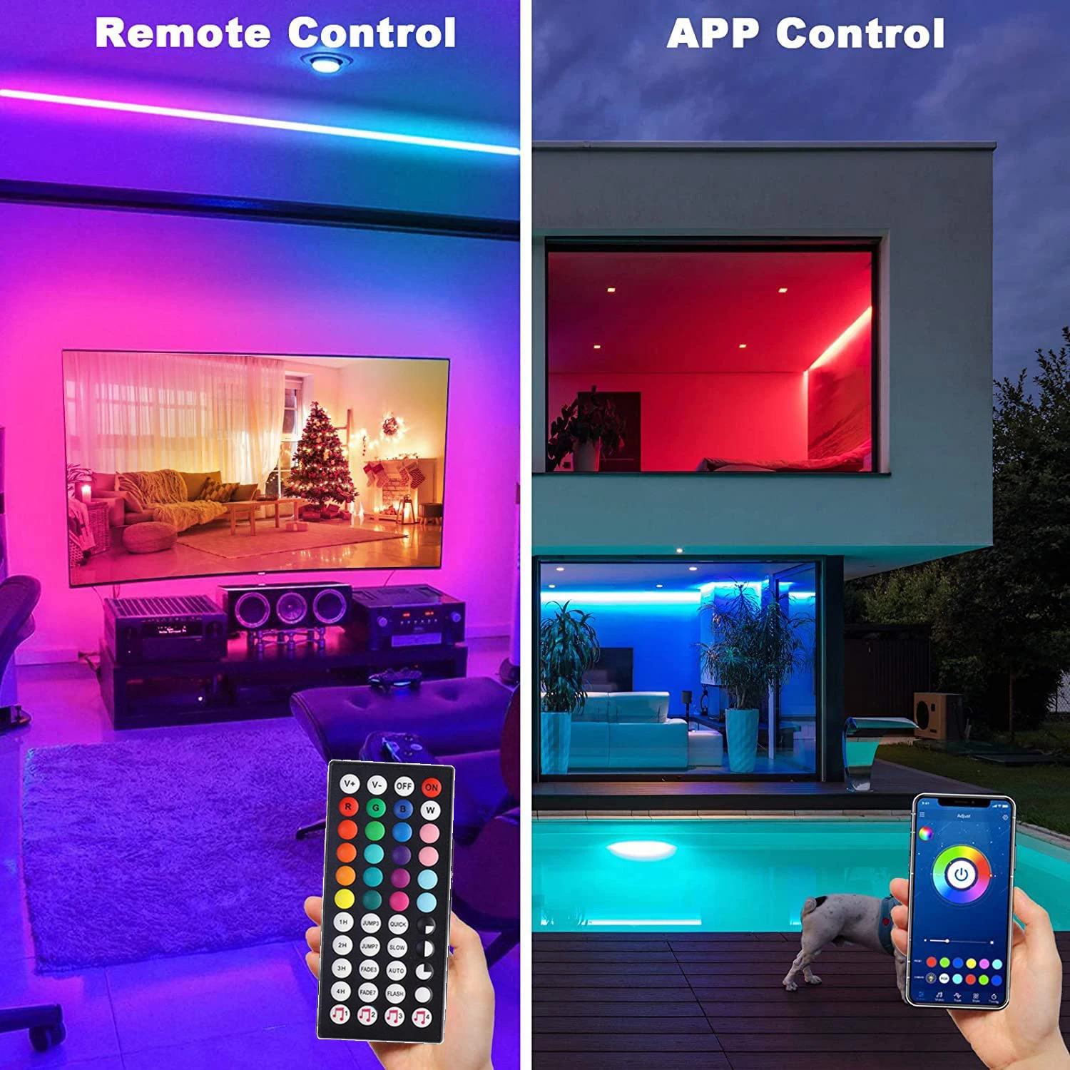 Musiksynchrone RGB-LED-Streifen mit USB 3