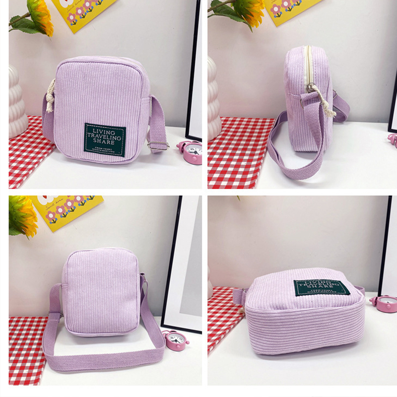 Mini Cord Umhängetasche mit Münzfach 4