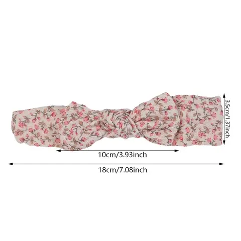 Elastisches Baby-Stirnband mit Hasenohren