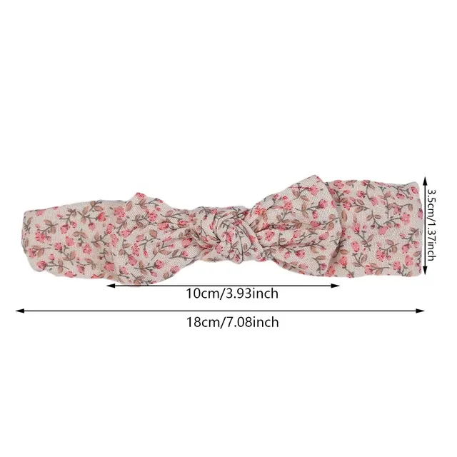 Elastisches Baby-Stirnband mit Hasenohren 1