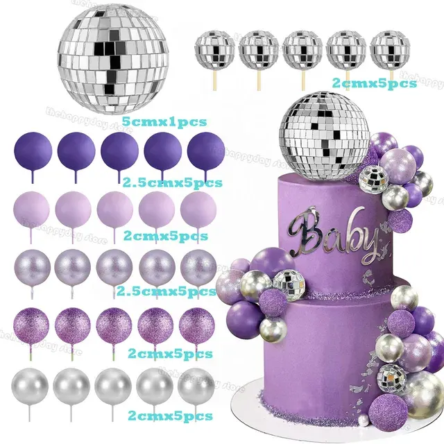 Discokugel Tortendeko 4