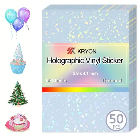 holografisches Aufkleberpapier