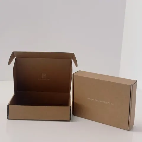 Matte Wellpappe Versandkartons Umweltfreundlich