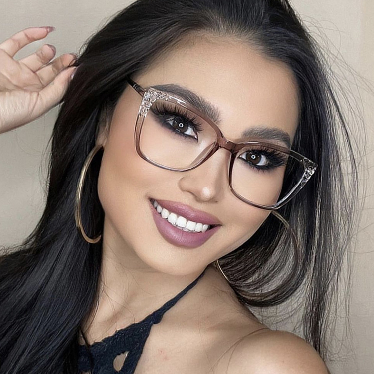 Blaulichtfilter Brille Cat-Eye Rahmen