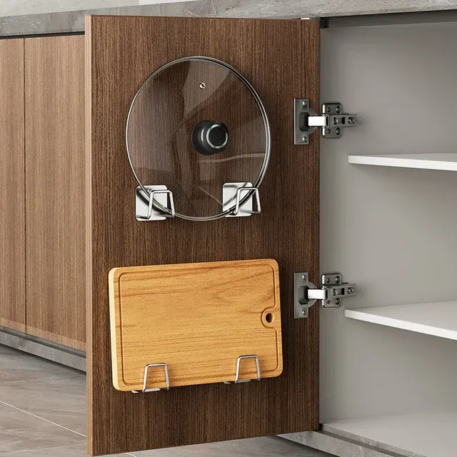 Selbstklebender Edelstahl-Spülschwammhalter 4