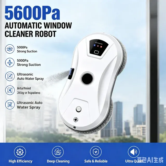 Fensterputzroboter mit 5600Pa Saugkraft 2