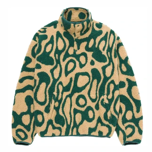Sherpa-Fleecejacke mit Reißverschluss für Damen 1