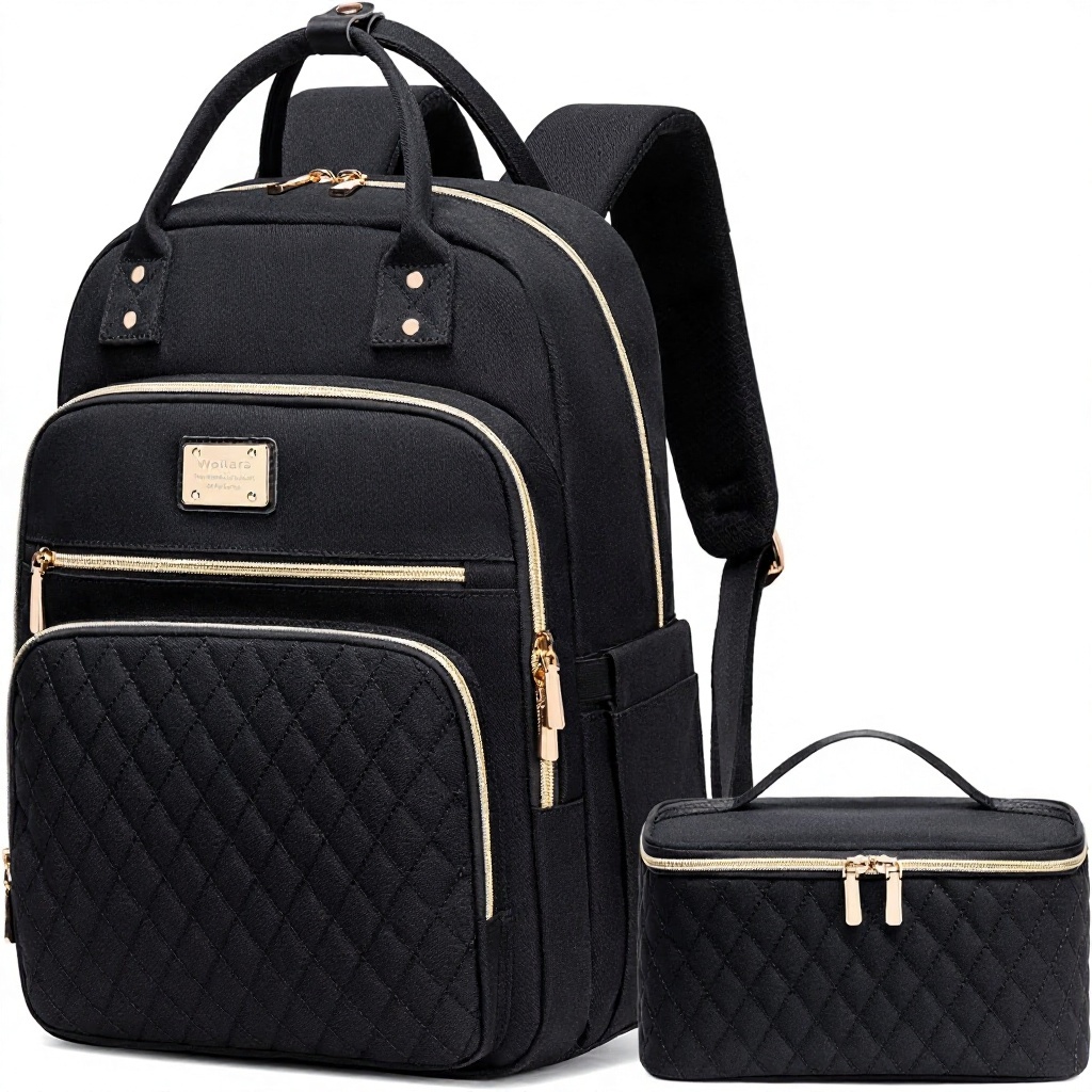 Damen Bohemian Laptop-Rucksack 15,6 Zoll Polyester