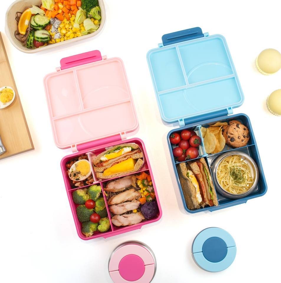 Auslaufsichere Thermo-Lunchbox mit Besteck für Kinder 3