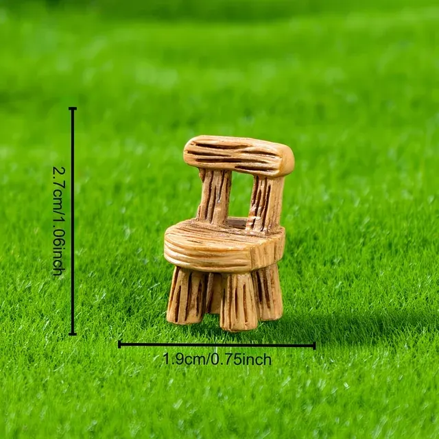 Miniatur-Stuhl-Tisch-Set 4