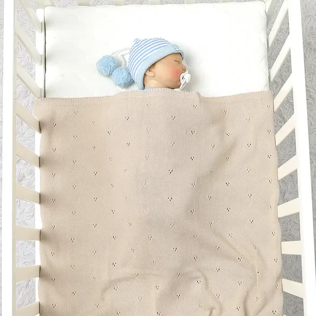 Strick-Babydecke 2