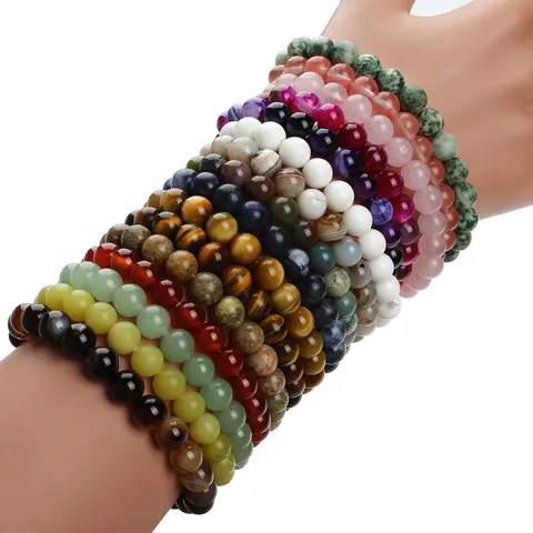 Edelstein-Perlenarmband