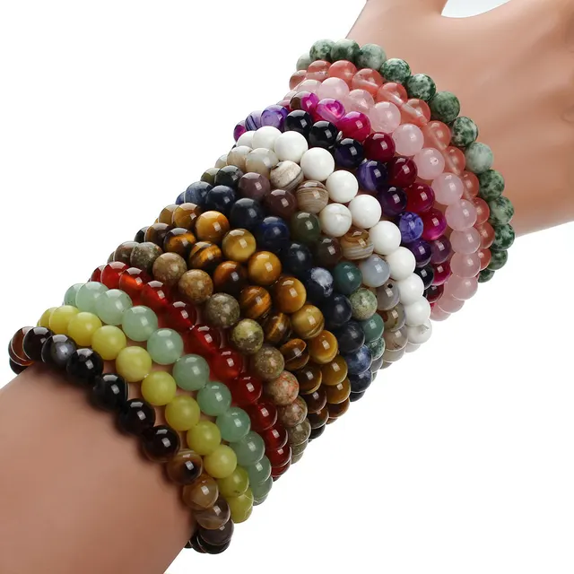Edelstein-Perlenarmband 1