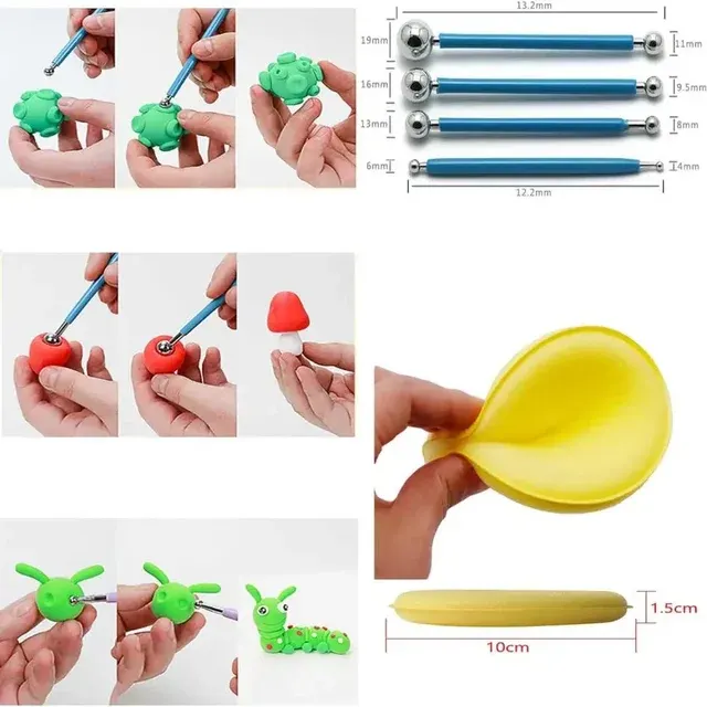 Ton-Modellierwerkzeug-Set 4