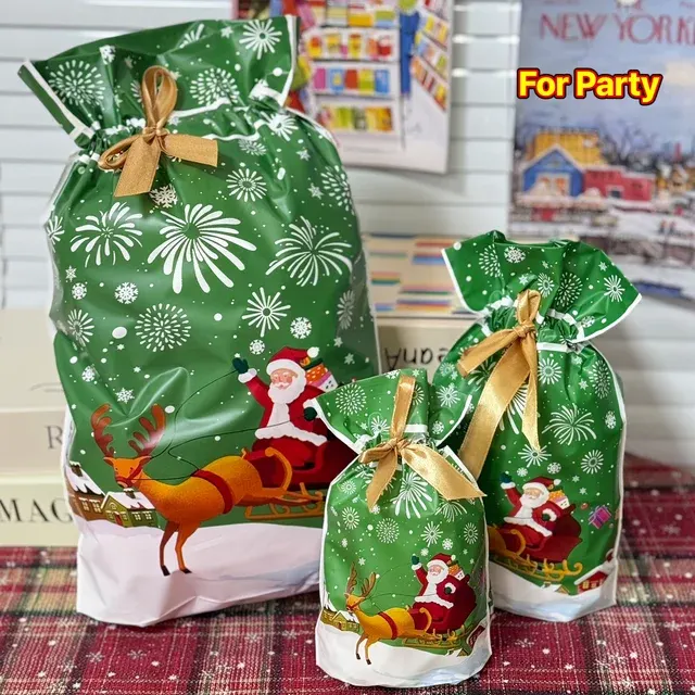 Kunststoff-Geschenkbeutel mit Kordelzug 1