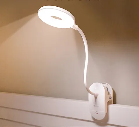 Augenschonende USB-Klemmlampe für Schreibtisch