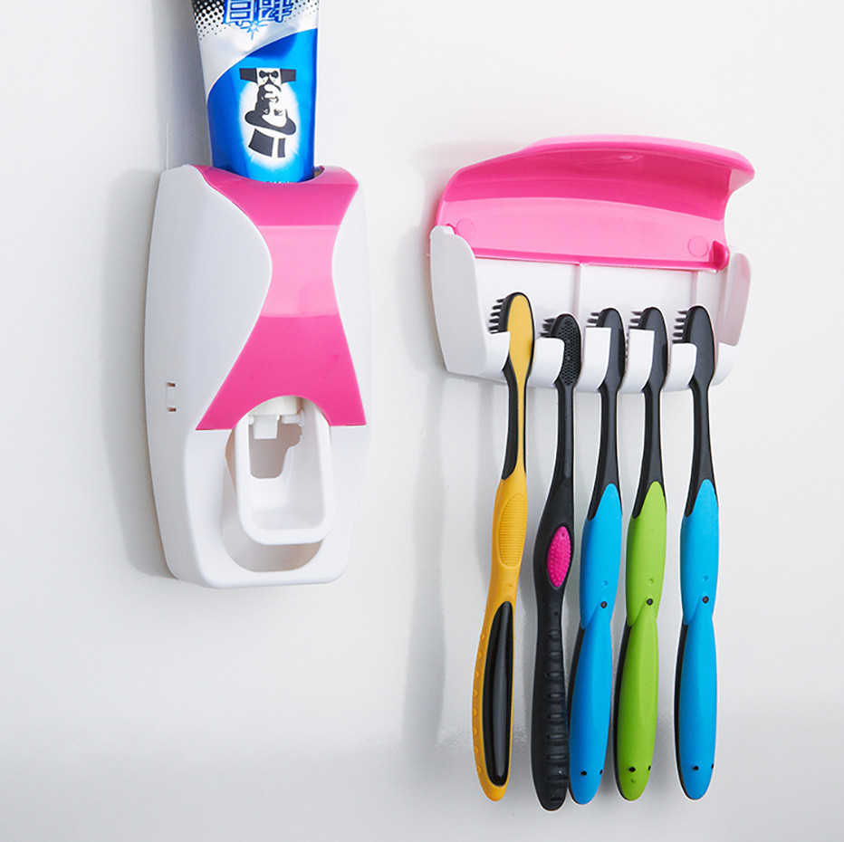 Staubdichter Wand-Zahnpastaspender für Kinder 2