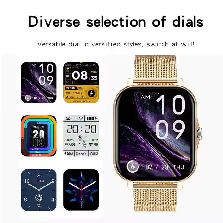 Großes Display Smartwatch für Herren, wasserdicht 4
