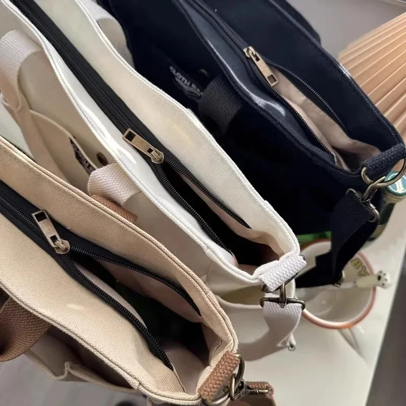 Canvas-Schultertasche 4