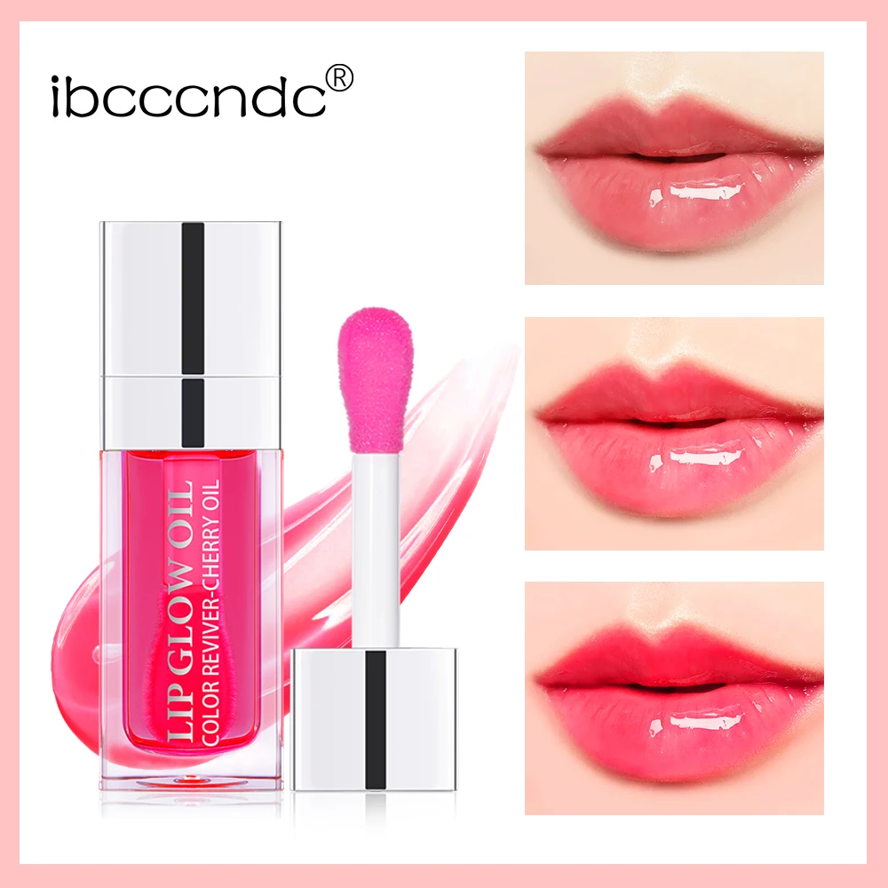 Pinker Lippenöl-Gloss mit Volumeneffekt 3