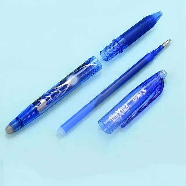 Löschbarer Gelstift 0,5 mm Blau Schwarz Rot 3