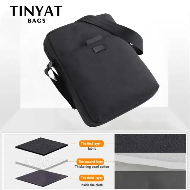 Canvas Laptop-Umhängetasche 3