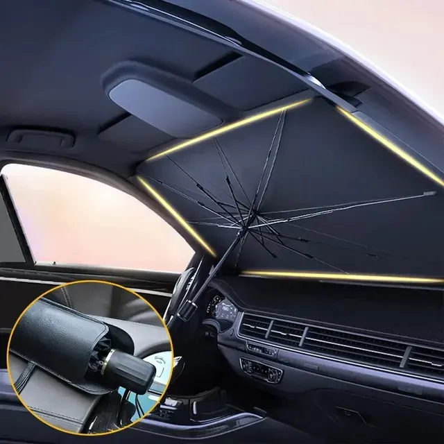 Faltbarer Sonnenschirm für Autofenster 2