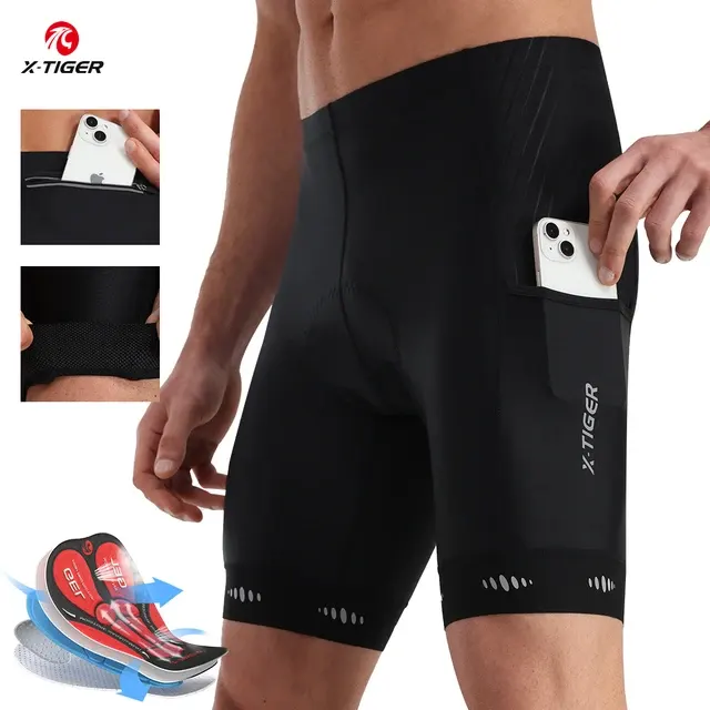 Herren-Radhose mit Gesäßtasche und 5D-Gel 2