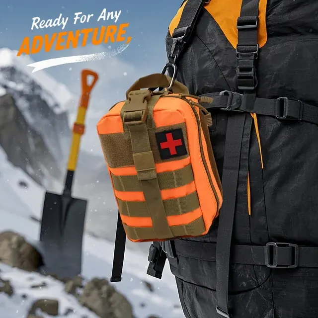 379-teiliges rotes Erste-Hilfe-Set Notfalltasche 4