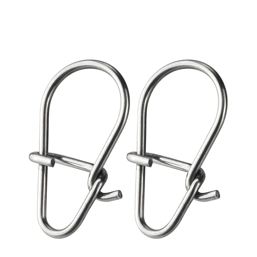 100er-Set Edelstahl-Snap-Wirbel für Angler 4
