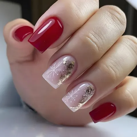 Weihnachts-Kunstnägel
