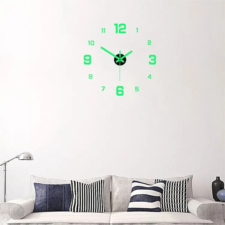 Leuchtende Wanduhr-Aufkleber 3