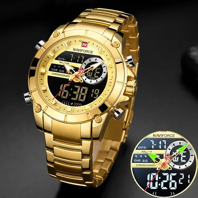 Militär-Sportuhr mit Dual-Display 2